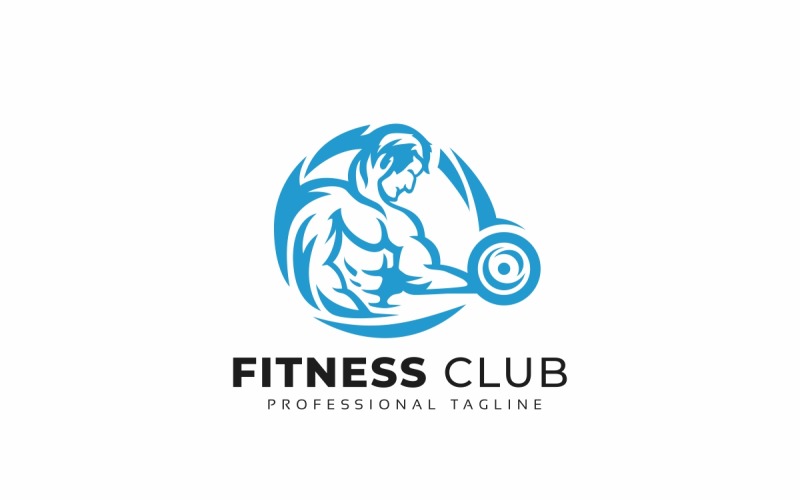 Fitness Club Logo Template #149219 - TemplateMonster