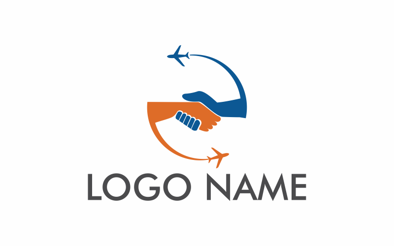 Cestovní dohoda Logo šablona