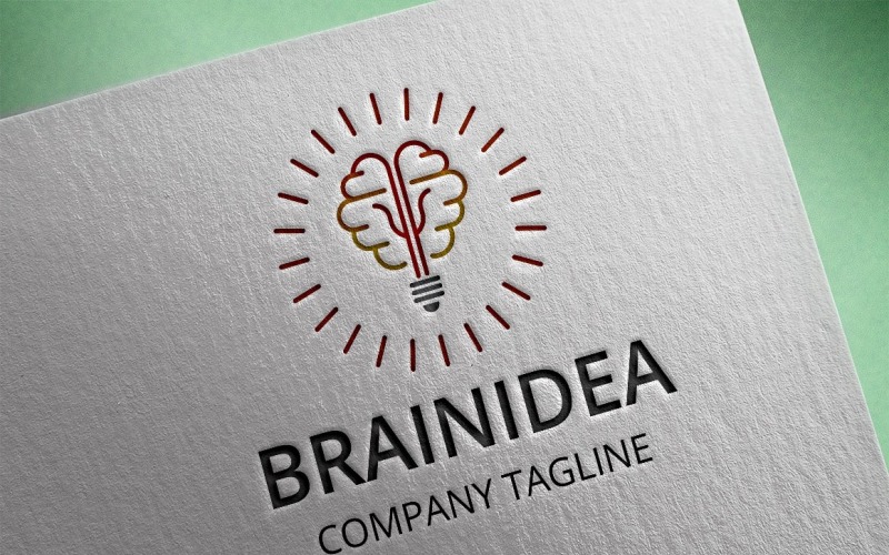 Download Шаблон логотипа "Brain Idea Logo Template" / Brain Idea Logo Template - Шаблон логотипа на тему графика brain,brand,code,colorful,creation,creative,digital,firm,human,human brain,idea,identity,innovation,market,modern clean,polygon,programs,smart,software,technology
