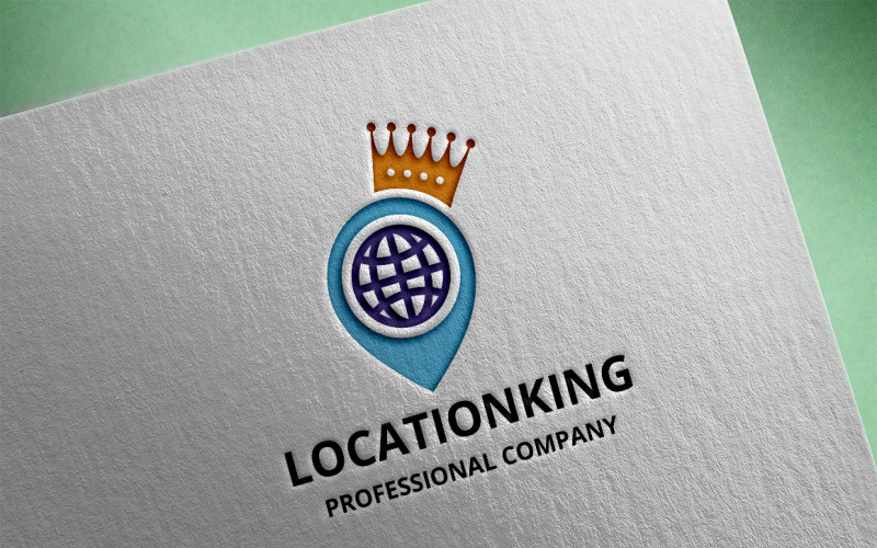 Download Шаблон логотипа "Location King Logo Template" / Location King Logo Template - Шаблон логотипа на тему графика best location,city,city guide,finder,gps,guide,king location,locate,location,map,mapping,navigator,pin,place,route,social,street,tech,traffic,travel