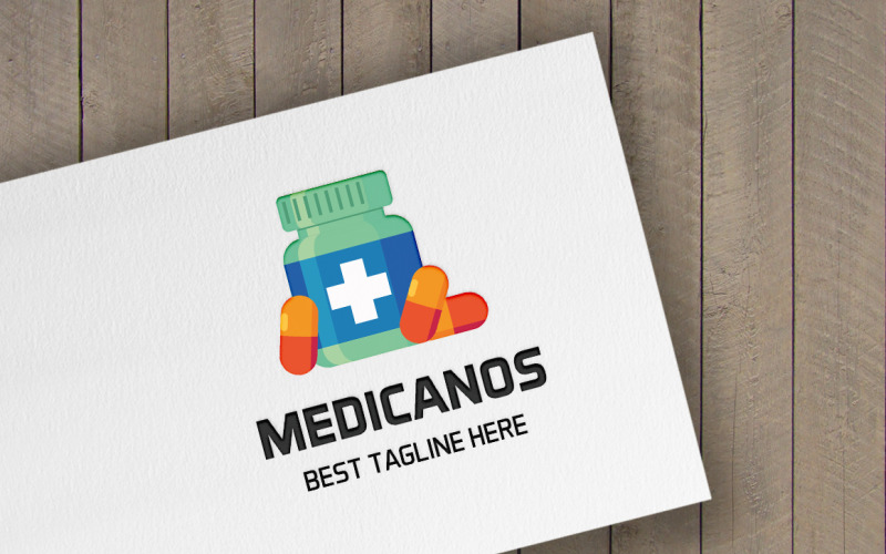 Download Шаблон логотипа "Medicanos Logo Template" / Medicanos Logo Template - Шаблон логотипа на тему графика aid,care,clean,clinic,cross,doctor,green,healty,healtycare,hospital,life,medic,medical,medicine,nurse,protection,pure,safe,surgery,wellness