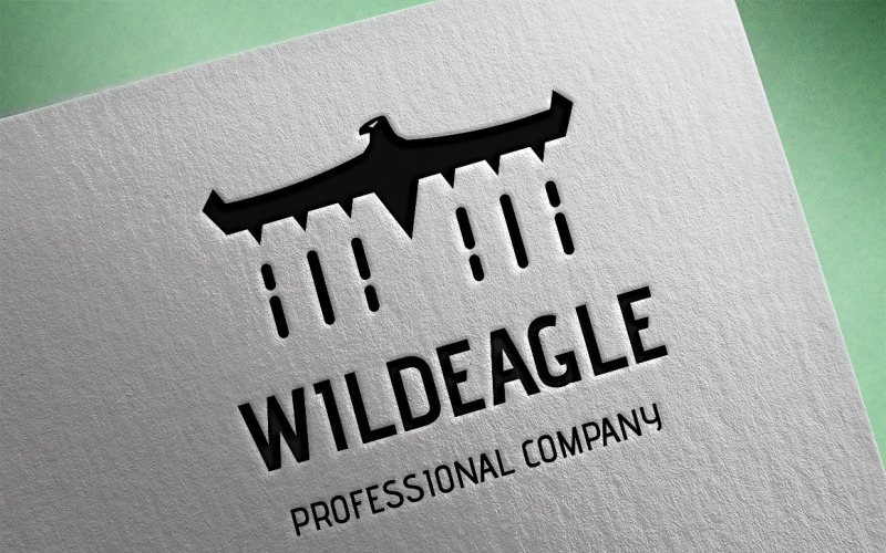 Download Шаблон логотипа "Wild Eagle Logo Template" / Wild Eagle Logo Template - Шаблон логотипа на тему графика animal,brand,branding,business,corporate,eagle,finances,financial,identity,invest,investment,king,king eagle,management,medal,professional,real estate,royal,royal eagle,royalty