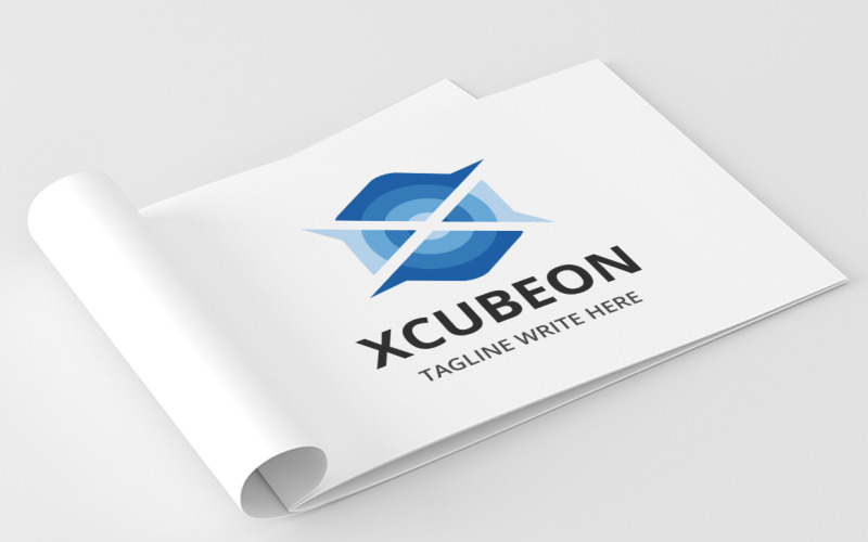 Download Шаблон логотипа "XCubeon -Letter X Logo Template" / XCubeon -Letter X Logo Template - Шаблон логотипа на тему графика abstract,creative,cube,data,development,game,game console,game cube,gamer,letter x,logo x,professional,simple,technology,x letter,x logo,web