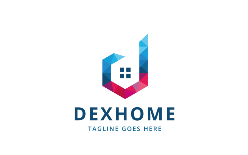 Download Шаблон логотипа "Dexhome Logo Template" / Dexhome Logo Template - Шаблон логотипа на тему графика build,builder,building,business,character,company,consulting,eco,estate,farm,green,home,house,housing,identity,letter,loan,logo,nature,professional