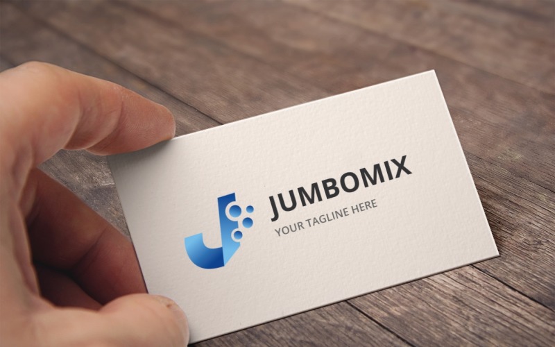 Download Шаблон логотипа "Letter J (Jumbomix) Logo Template" / Letter J (Jumbomix) Logo Template - Шаблон логотипа на тему графика business,corporate,corporate design,creative,customizable,design,identity,industry,j letter,jet,jumbo,letter j,print,software,studio,technology,unique,web