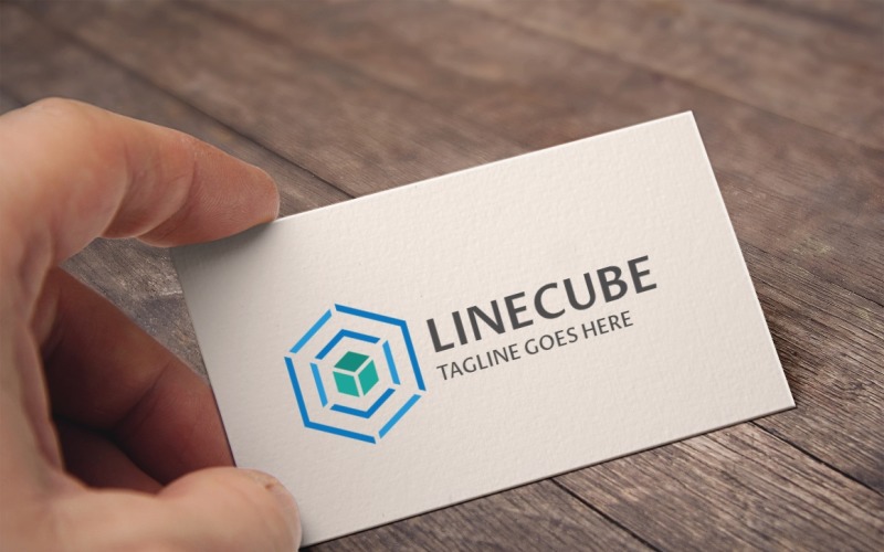 Download Шаблон логотипа "Line Cube Logo Template" / Line Cube Logo Template - Шаблон логотипа на тему графика agency,cube logo,cube style,cube technology,digital cube,digital logo,internet,line,line cube,media,modern,multimedia,smart cube,studio,web