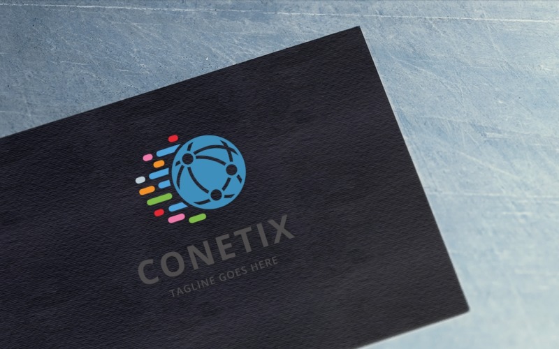 Шаблон логотипа Conetix
