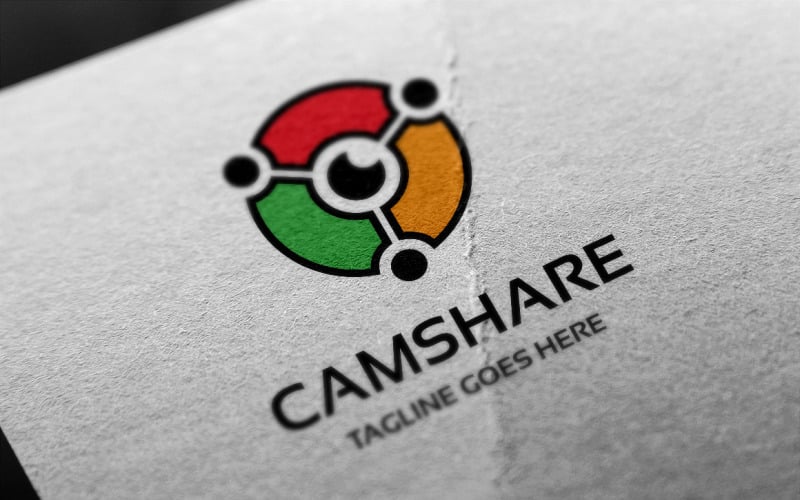 Download Шаблон логотипа "Camshare Logo Template" / Camshare Logo Template - Шаблон логотипа на тему графика circle,colorful,connect,consulting,creative,data,data line,design,digital,entertainment,flower,focus,frame,idea,infinity,line,media,neural,photo,photography