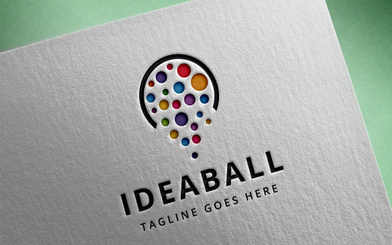 Download Шаблон логотипа "Idea Ball Logo Template" / Idea Ball Logo Template - Шаблон логотипа на тему графика brain,brainstorm,bulb,colorfull,corporate,creative,design,designer,developer,fresh,idea,illustrator,light,logo,logotype,mind,mosaic,studio,web,yellow