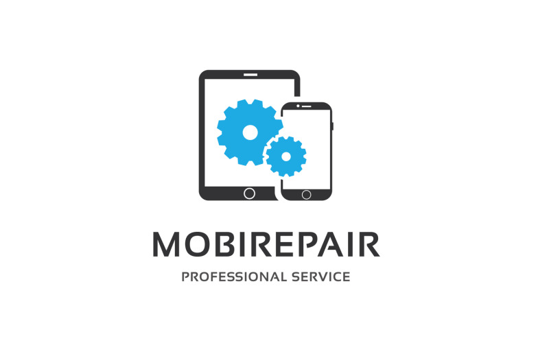 Download Шаблон логотипа "Mobirepair Logo Template" / Mobirepair Logo Template - Шаблон логотипа на тему графика computer,construction,damage,electrical,fix,foreman,gear,handyman,home repair,industrial,mechanic,network,online,plumbing,repair,repairing,repairman,security,service,solution