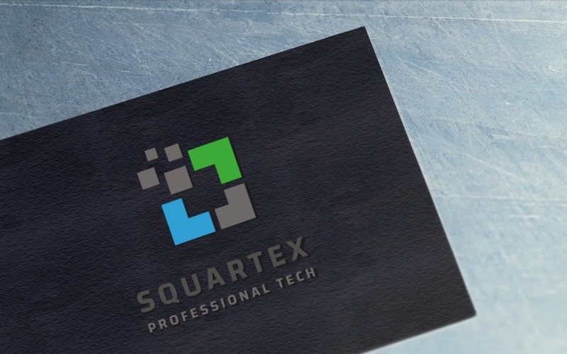 Шаблон логотипу Squartex