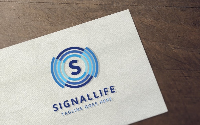 Download Шаблон логотипа "Signal Life Logo Template" / Signal Life Logo Template - Шаблон логотипа на тему графика attractive,business,business logo,corporate,creative logo,letter s,logo s,protection,s letter safe,secure,signal,storage,stylish,symbol,unique,web protection,wifi