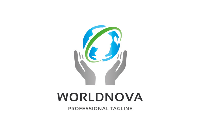 Download Шаблон логотипа "Worldnova Logo Template" / Worldnova Logo Template - Шаблон логотипа на тему графика global,connection,internet,network,link,technology,web,connect,modern,wireless,social,media,earth,tech,software,support,globe,circle,sphere,networking