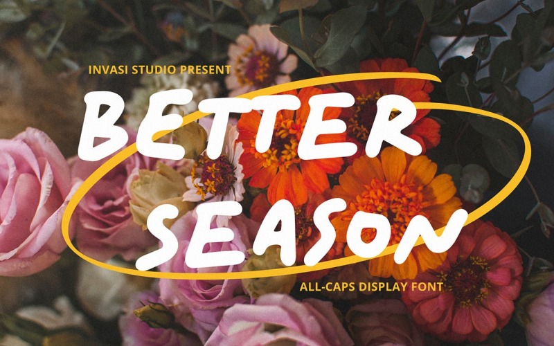 Download Шрифт "Better Season | Display Font" / Better Season | Display Font - Шрифт на тему графика display,fon,t quote,fun,handwriting,lettering,unique,bold,retro,playful,child,funky,kinder,decorative,comic,humorist,brush