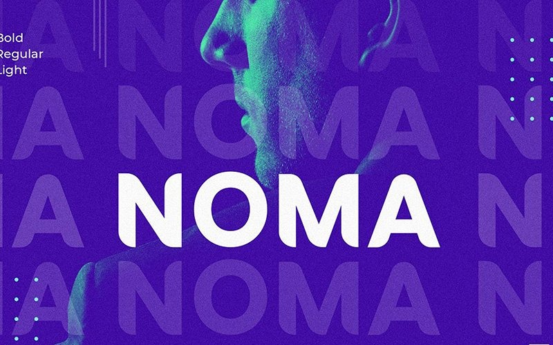 Fonte NOMA Sans Serif