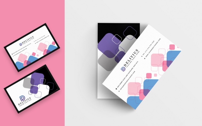 Fotós Business Card-Vertical - Vállalati-azonosság sablon