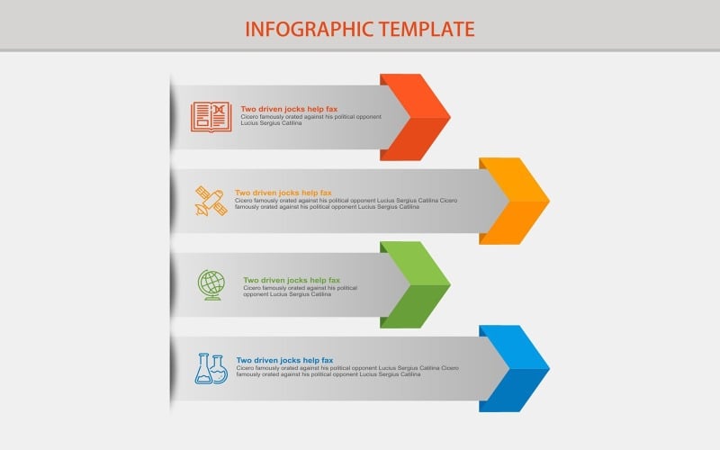 Design Banner Infografik Elemente