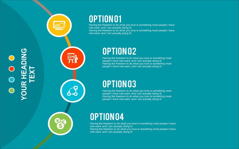 Elementi di infografica modello di banner