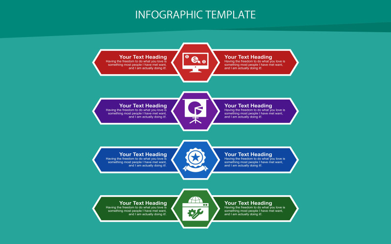 Елементи дизайну шаблону інфографіки