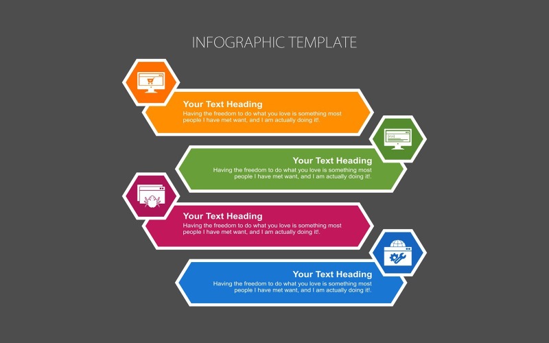 Elementos de infografía de plantilla de banner