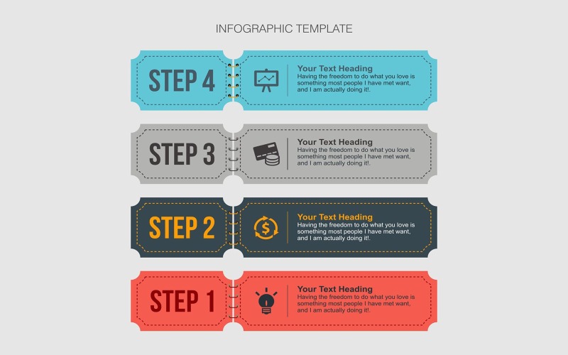 Elementos de infográfico do modelo de banner