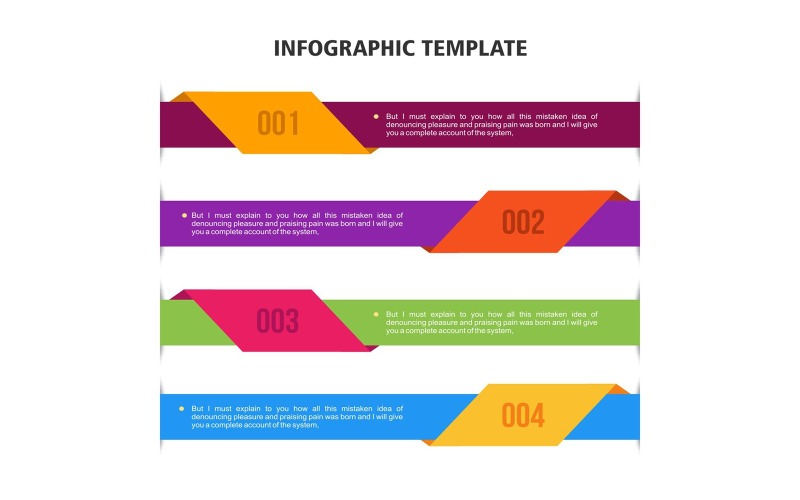 Elementos de infográfico do modelo de banner
