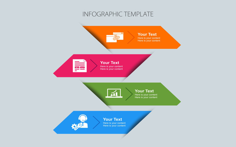 Éléments d'infographie de modèle de bannière
