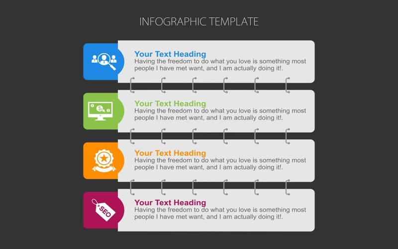 Infografik-Elemente für Banner-Vorlagen