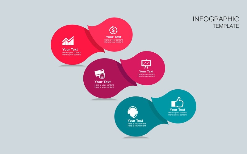Matrica Design Infographic elemek