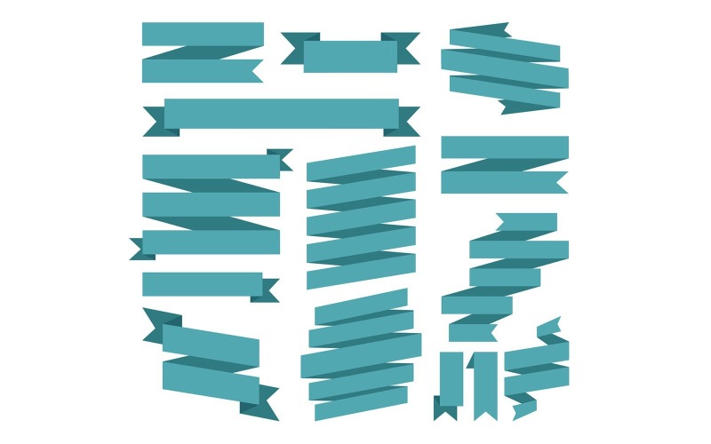 Şerit Tasarım İnfografik Elemanları