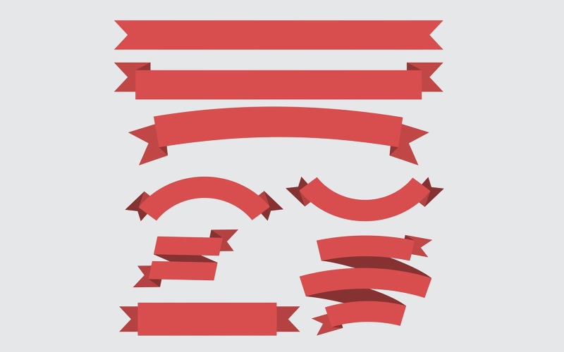 Szalag Design Infographic elemek