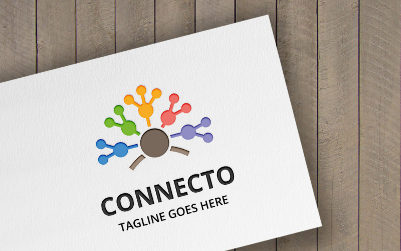 Download Шаблон логотипа "Connecto Logo Logo Template" / Connecto Logo Logo Template - Шаблон логотипа на тему графика connect,connection,globe,global,internet,network,link,technology,modern,wireless,social,media,earth,cloud,tech,software,circle,sphere,networking,web