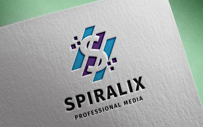 Download Шаблон логотипа "Letter S - Spiralix Logo Template" / Letter S - Spiralix Logo Template - Шаблон логотипа на тему графика app,connect,data,design,graphic,icon,initial,internet,letter s,link,logo,media,monogram,network,s logo,share,simple,social,startup,symbol