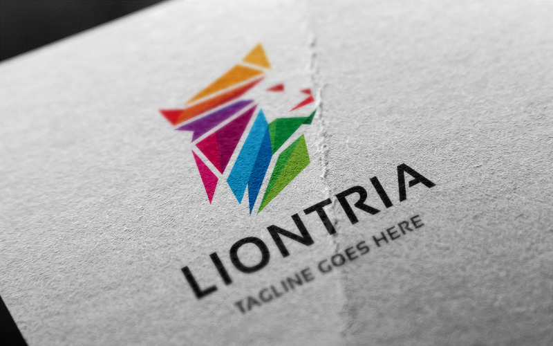 Download Шаблон логотипа "Liontria Logo Template" / Liontria Logo Template - Шаблон логотипа на тему графика animal,animal logo,big cat logo,calm,carnivore,carnivore logo,charisma,elegant,hunter,hunter logo,jungle,king,king logo,leader,leader logo,lion,lion king logo,lion logo,mammal,mammal logo