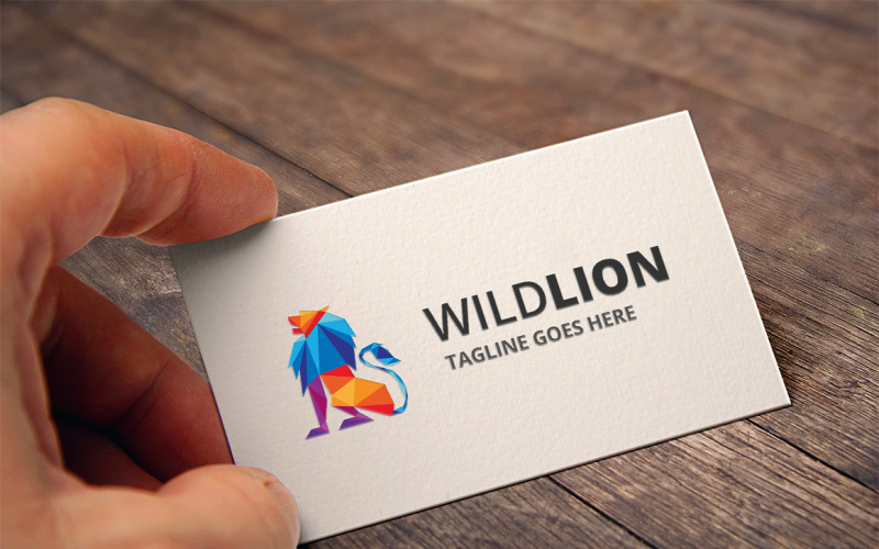Modello di Logo di Wild Lion Logo