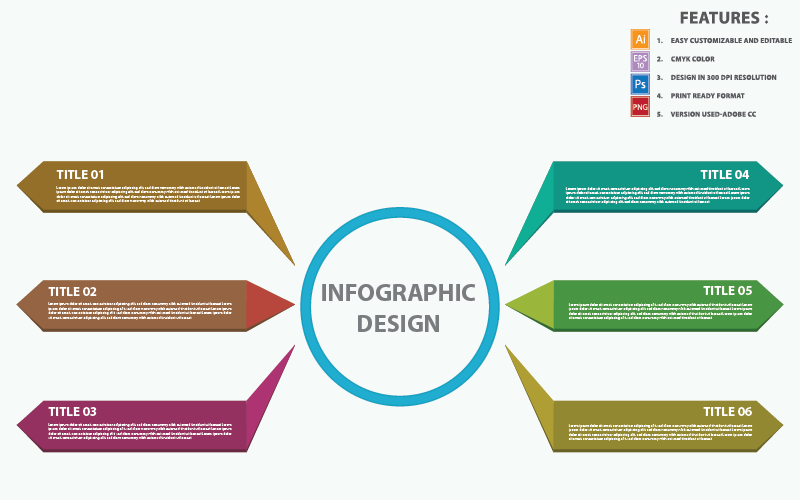 Moderne Vektordesign-Konzepte Infografik-Elemente