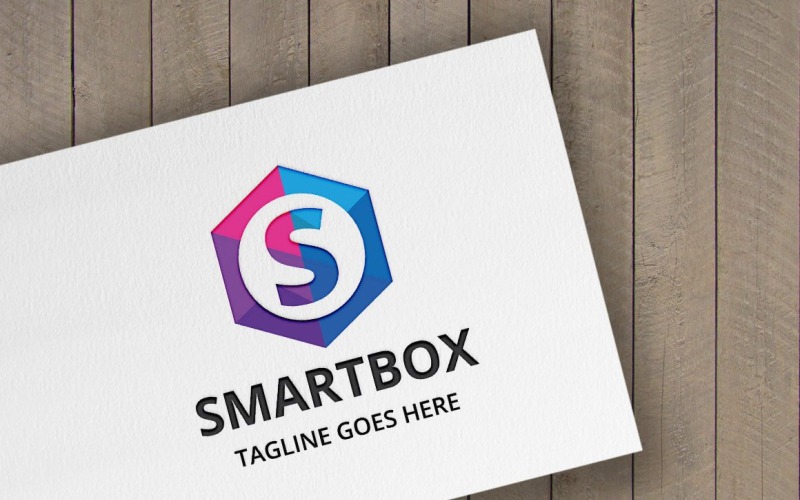 Plantilla de logotipo de Smartbox Letter S Logo