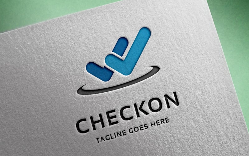 Download Шаблон логотипа "Checkon Logo Template" / Checkon Logo Template - Шаблон логотипа на тему графика business,check,checking,company,connect,corporation,debt,double,economy,energy,insurance,internet,law,list,logo,mark,market,marketing,network,print