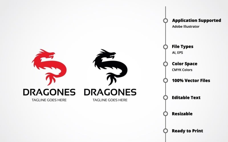 Download Шаблон логотипа "Dragones Logo Template" / Dragones Logo Template - Шаблон логотипа на тему графика animal,boat,brand,branding,competition,crew,dragon,dragon logo,fire,fun,hard,head,identity,leader,marine,muscle,paddle,print,quick,row