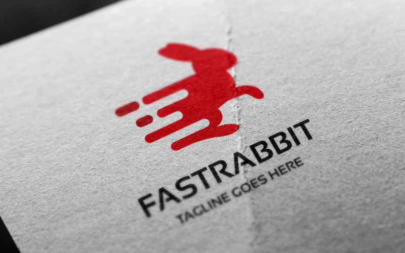 Fast Rabbit Logo Template