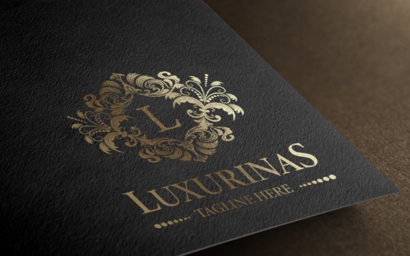 Download Шаблон логотипа "Letter L - Luxurinas Logo Template" / Letter L - Luxurinas Logo Template - Шаблон логотипа на тему графика calligraphic,classic,classic logo,company,crest,crown,curly,decorative,elegant,emblem,fancy,fashion,flourish,hotel,initial,jewellery,jewelry logo l,letter l,luxurious,luxury
