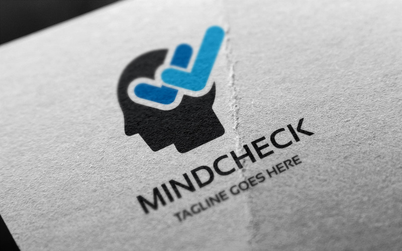 Minds Check Modèle de logo Mind Check #150033 - TemplateMonster