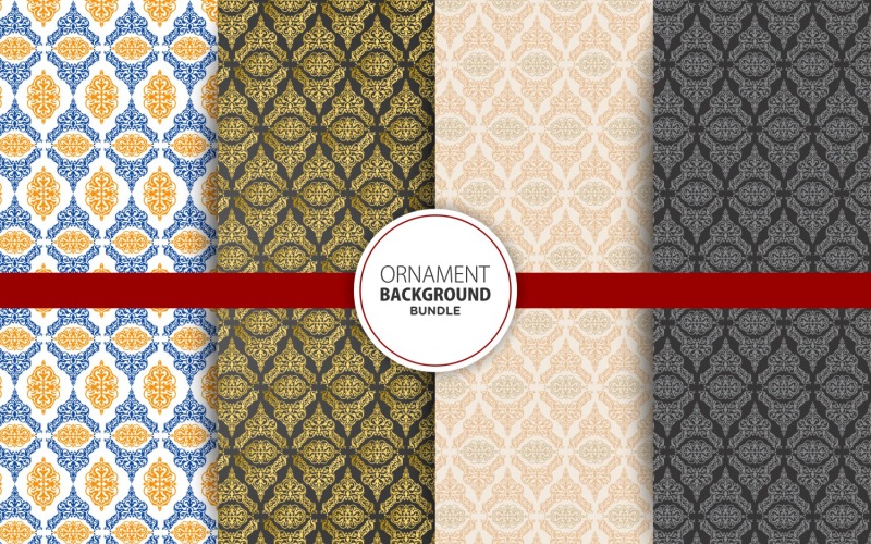 4 Ornament Background Set 19 Pattern