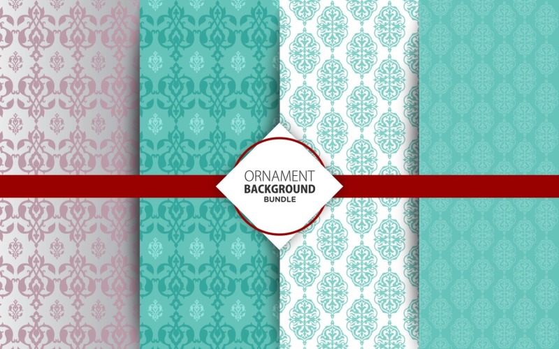 4 Ornamental Background Set 5 Pattern