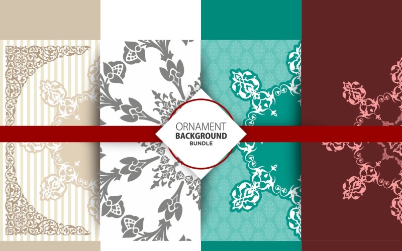 Download Pattern "4 Seamless Islamic  Background Set 2 Pattern" / 4 Seamless Islamic  Background Set 2 Pattern - Pattern на тему графика background,texture,pattern,frame,wallpaper,vintage,retro,flat,decorative,abstract,art deco,backgrounds,corner design,decor,decoration,elegance,floral pattern,illustrations,vector art,leaf