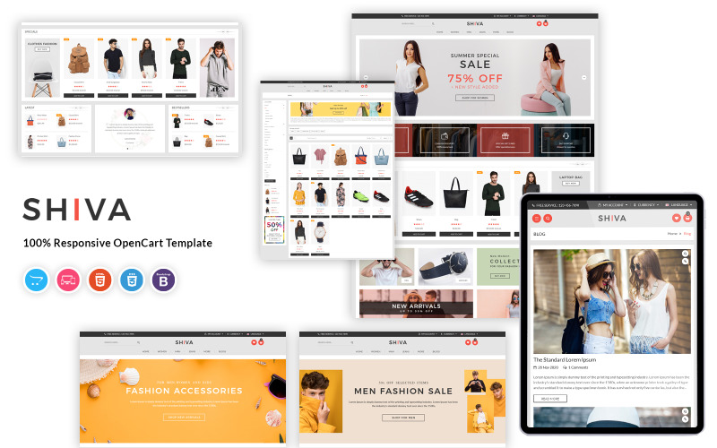Shiva - Plantilla OpenCart de moda