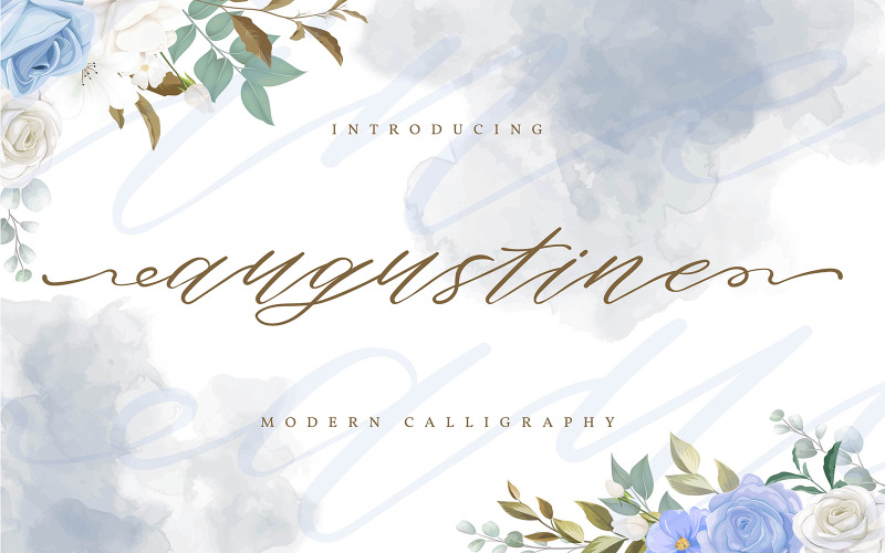 Augustyn | Nowoczesna czcionka kaligrafii