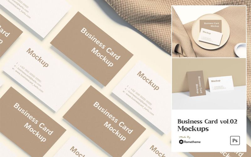 Download Мокап для продукта "Business Card vol.02 - VR product mockup" / Business Card vol.02 - VR product mockup - Мокап для продукта на тему графика business,card,mockup,mockups,scene,screen,creator,3d,interior,table,decoration,psd,smartobject,display,soft