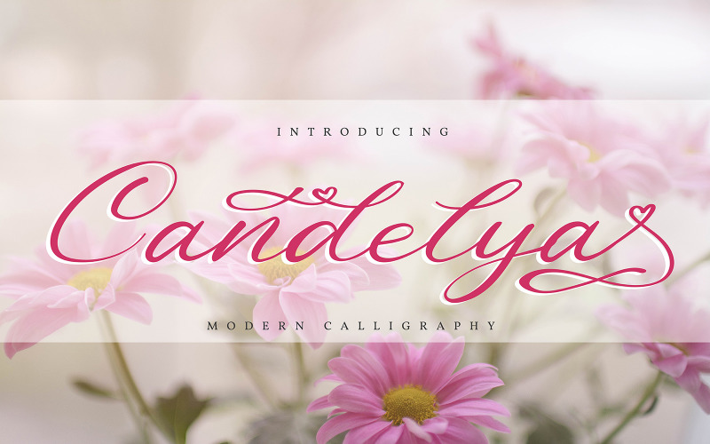 Candelya | Modernt kalligrafiteckensnitt