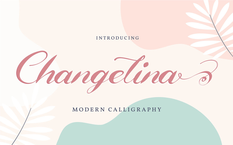Changelina |现代书法字体